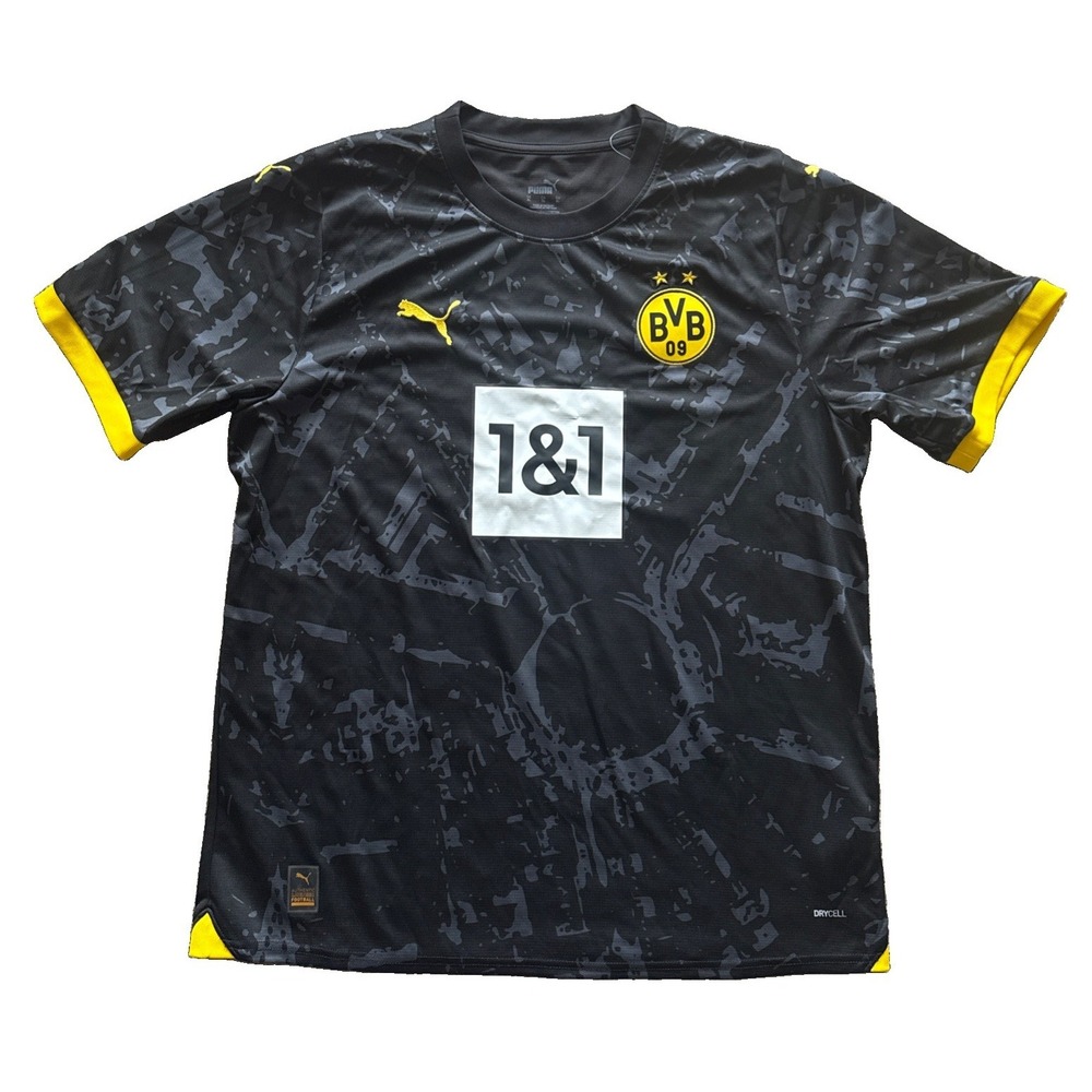 Borussia Dortmund 2023-24 Soccer Away Jersey‎ Mens Size XL Bundesliga